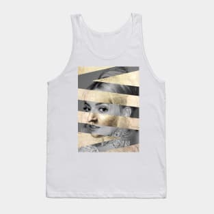 Leonardo Da Vinci Head of a Woman and Anya Taylor-Joy Tank Top